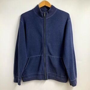 Tommy Bahama Men's Full‎ Zip Cotton Long Sleeve Knit Sweatshirt Size L